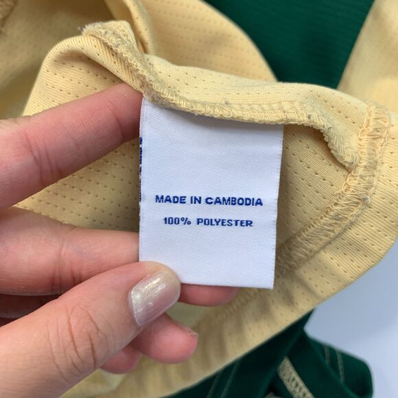 Russell Colorado State Rams Polo Shirt Men L Large Green Performance Quarter Zip - Picture 10 of 13